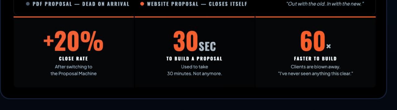 PDF vs Proposal Page Comparison